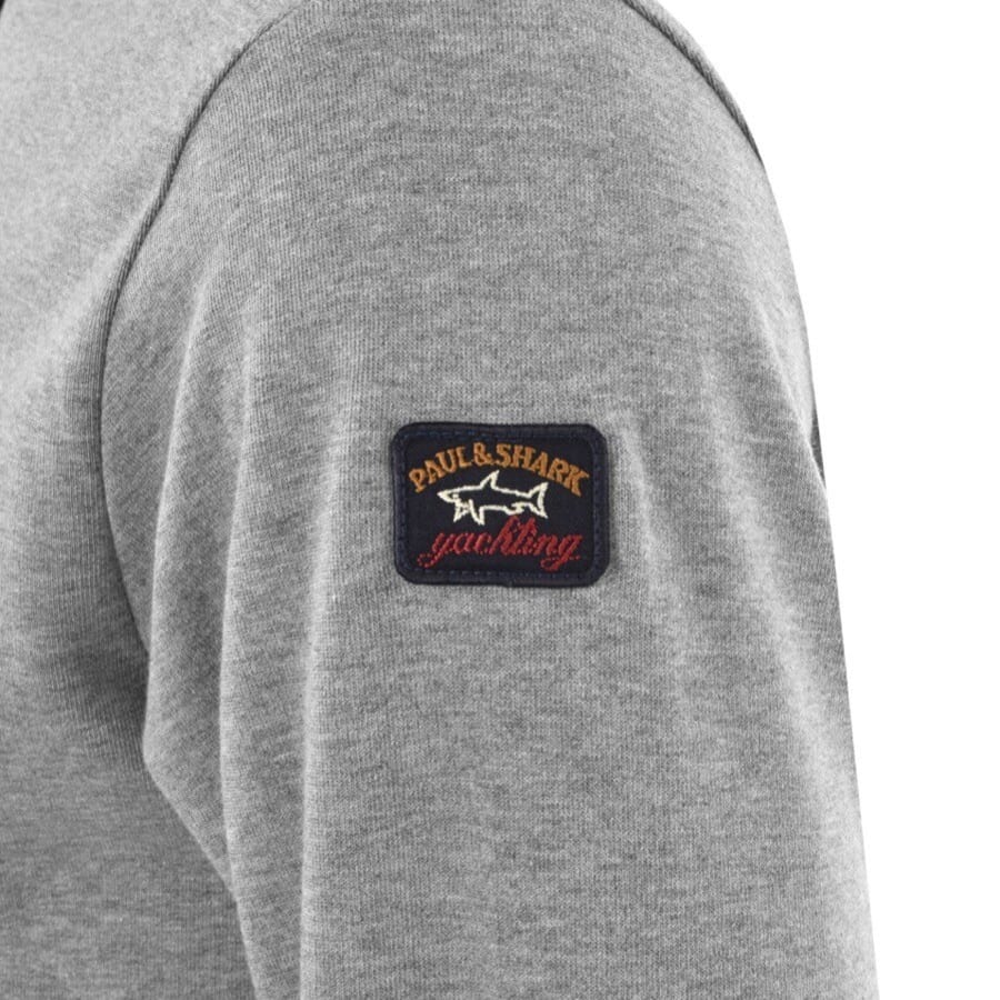 Paul And Shark Crew Neck Sweatshirt Grey Mainline Menswear Denmark